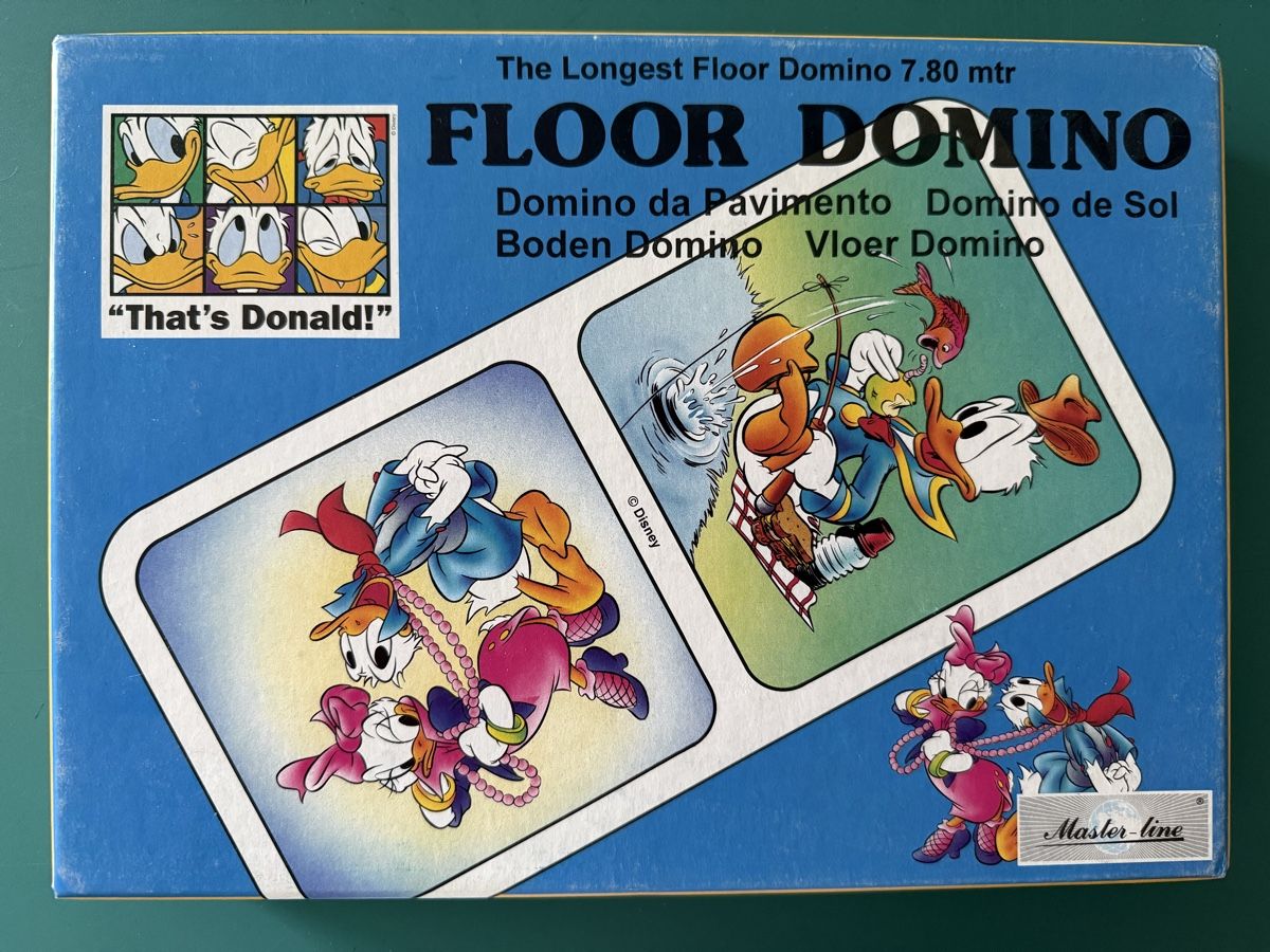 Disney Giochi: Boden Domino Donald Duck Disney – Usato da Zufikon venduto da rosenholz21