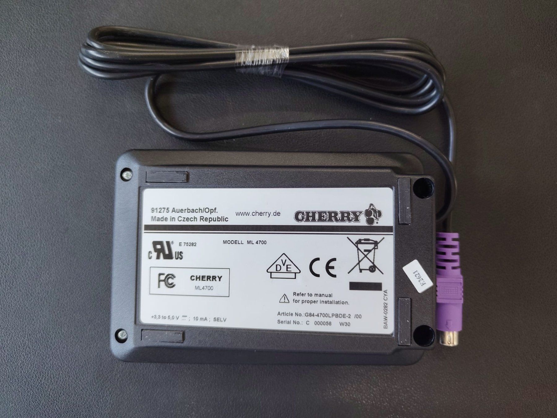 Tastiere: ext. Num-Pad Cherry Mod. ML 4700 ***PORTOFREI*** – Nuovo (secondo la descrizione) da Landquart venduto da Chrigi88 1