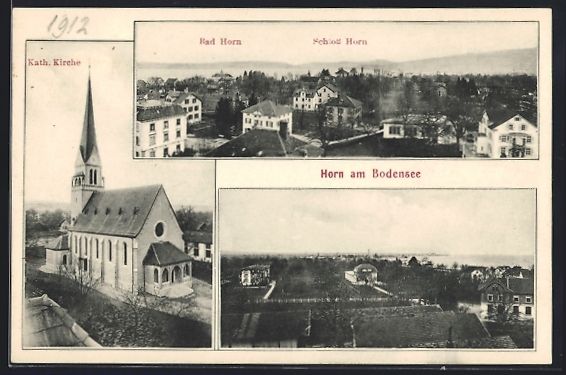 Ansichtskarten: Horn am Bodensee, Katholische Kirche, Sc – Gebraucht aus Berlin von bartko-reher
