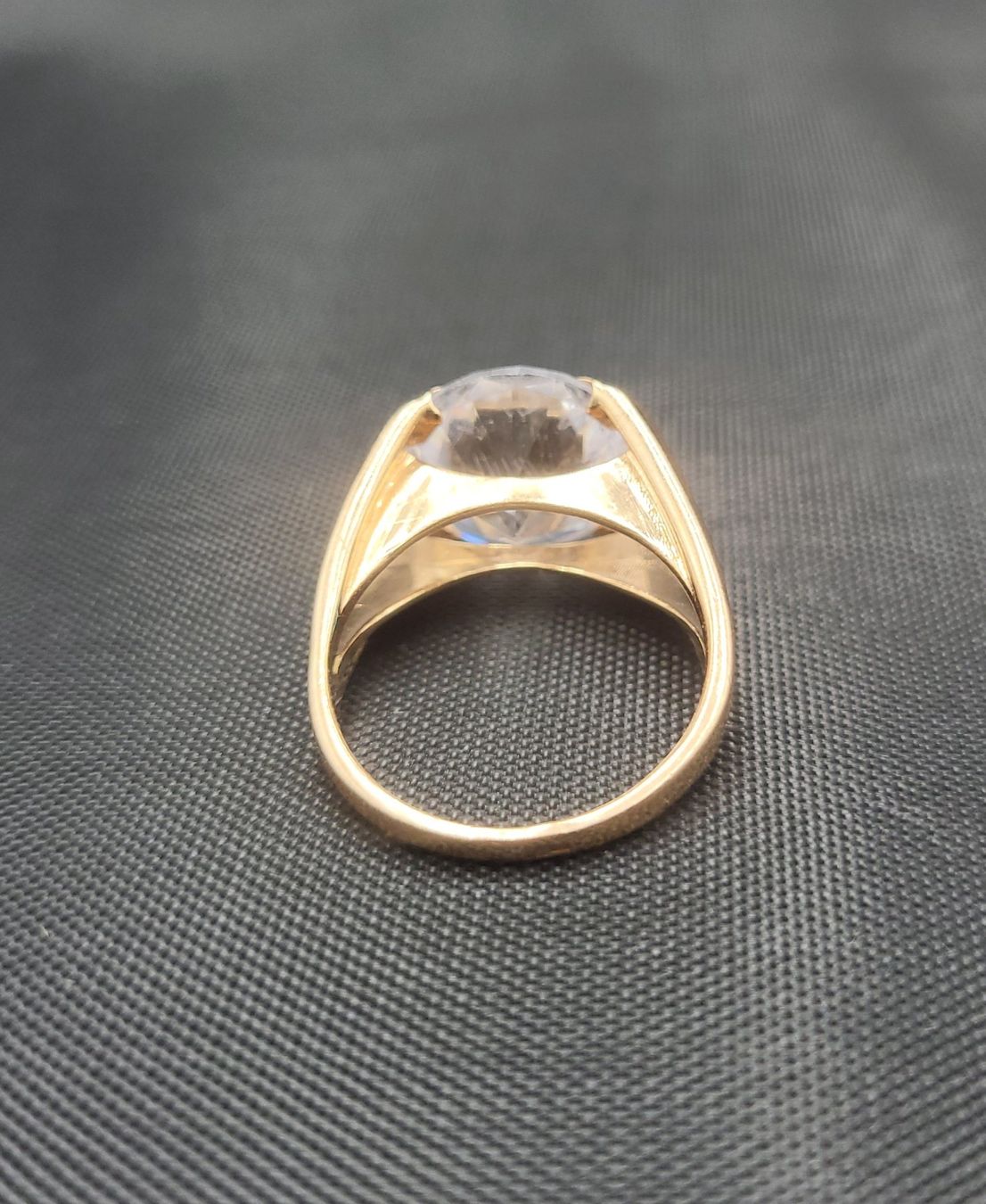 Anelli: 585 Rose Gold Solitär Ring Mit Stein – Usato da Wald ZH venduto da Dasilver 9