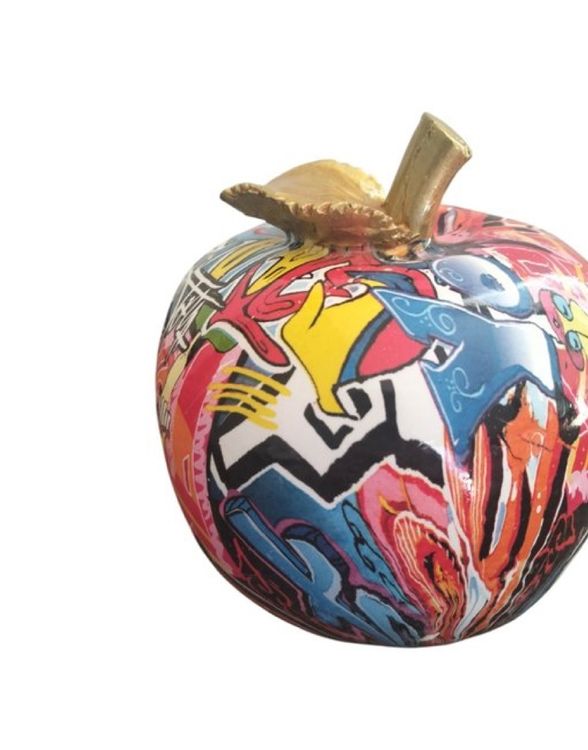 Pop art Skulptur Apfel Apple 4