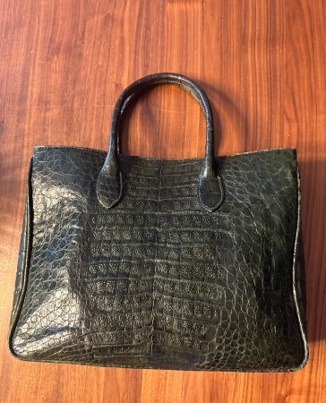 Leder Handtasche aus Krokodil