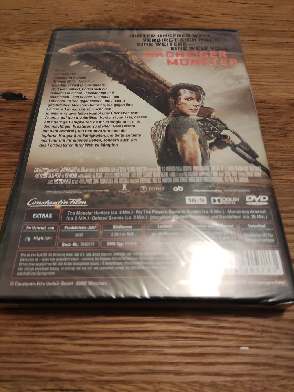 Tutti i DVDs: Monster Hunter  (DVD) NEU – Nuovo e nell'imballaggio originale da Oberembrach venduto da giu_7ksd 1