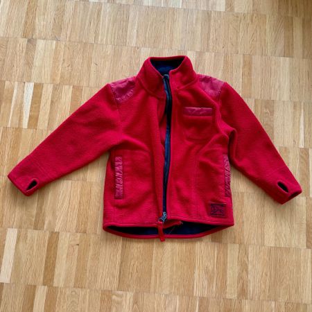 H&M L.O.G.G. Fleecejacke Gr. 92 Rot Outdoor