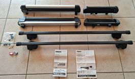Thule Dachträger & Skiträger (2x Thule, 2x Volvo)