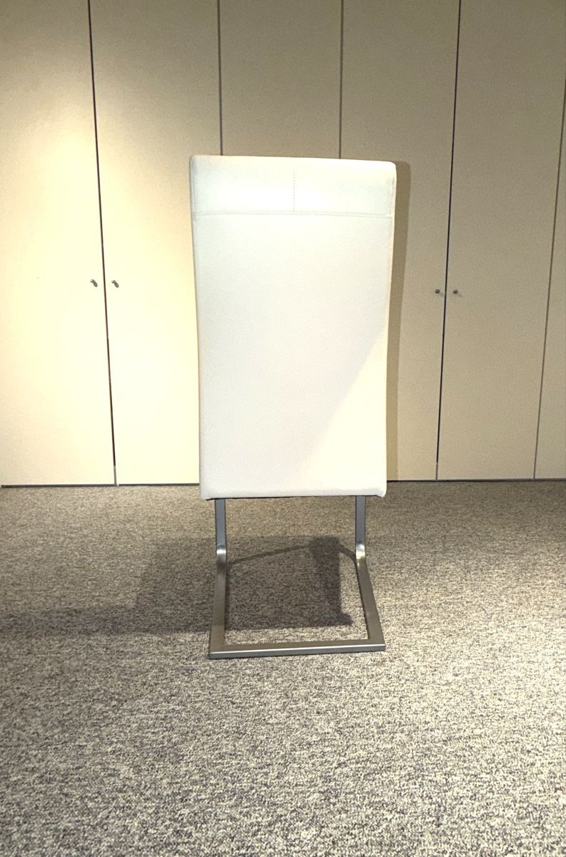 Sedie: Chaise bureau blanche similicuir – Usato da Genève venduto da flocon06 3