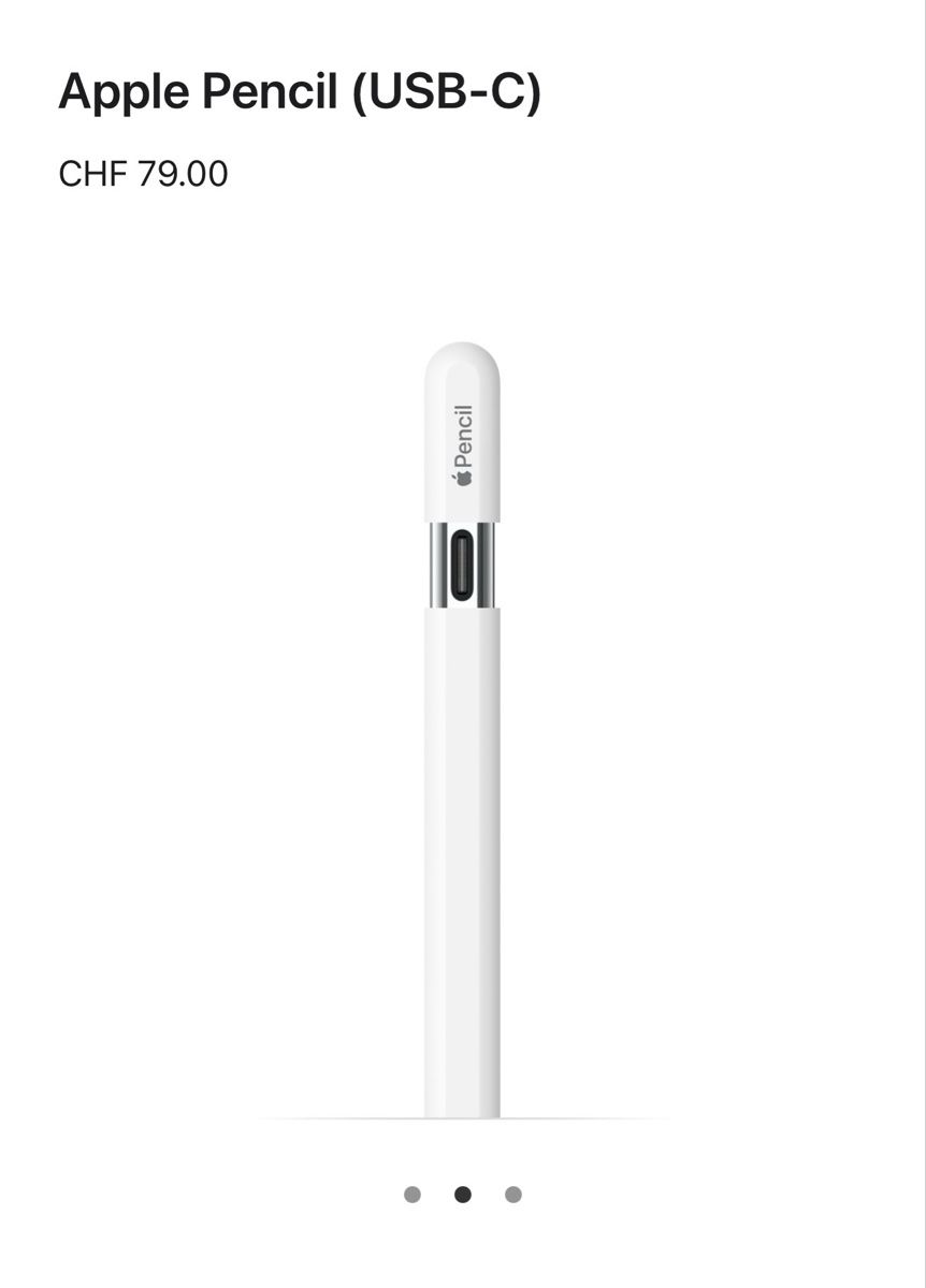 Apple Penna & Evidenziatori: Apple Pencil USB-C – Nuovo (secondo la descrizione) da Glattbrugg venduto da elo_ppw8 4