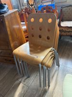 1999 Ikea Stühle 5 Stück Stapelstühle JULES