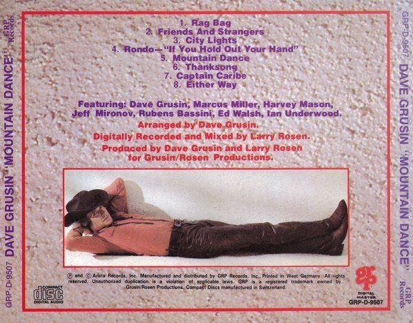 CD: Dave Grusin, Harvey Mason, Marcus Miller - Mountain Dance – Usato da Unterbäch venduto da dadin 1