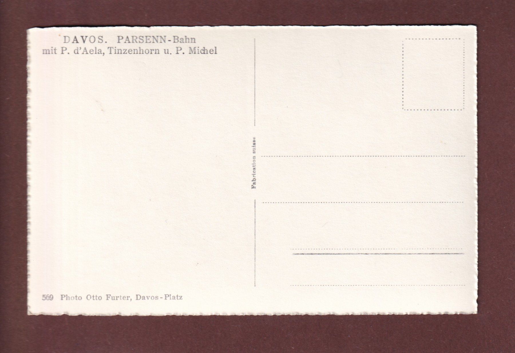 Cartoline postali: DAVOS - Parsennbahn – Usato da Pully venduto da nicecards 1