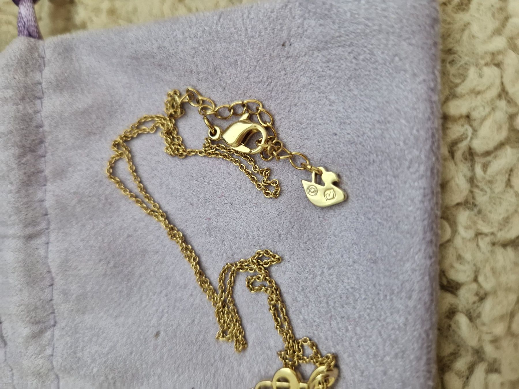 Swarovski Catenine: Swarovski Halskette mit Noten-Anhänger – Usato da Erlinsbach SO venduto da ULIKH 2