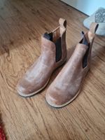Braune Lederstiefeletten Grösse 42