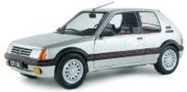 PEUGEOT - 205 1.6 GTi GRIFFE 1989 - SILVER 1/18 NEU