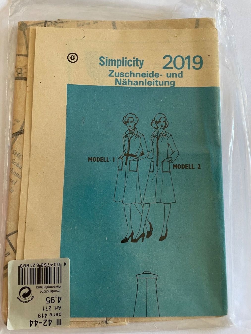 Schnittmuster: Simplicius zuschneide - und Nähanleitung Schnittmuster – Gebraucht aus Buchs SG von Billikatze5
