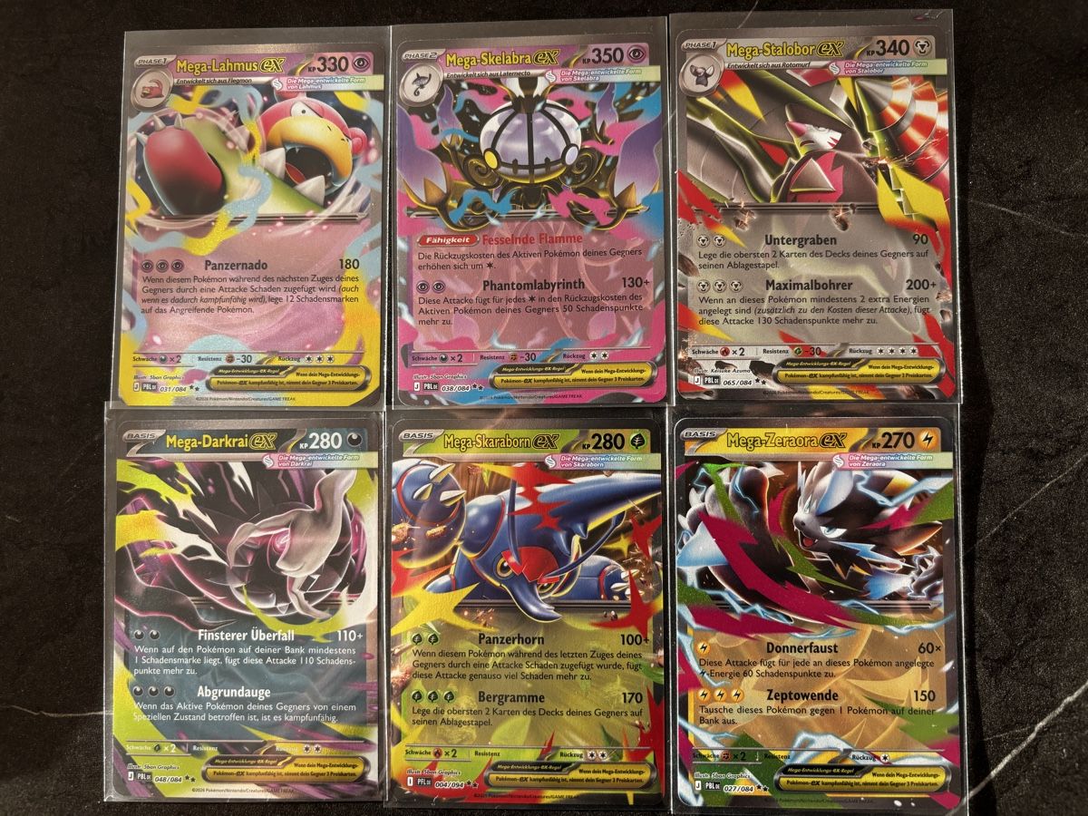Pokémon Carte collezionabili: Mega EX 6er Bündel Pokémon Karten DE – Nuovo (secondo la descrizione) da Muttenz venduto da legacy_cards