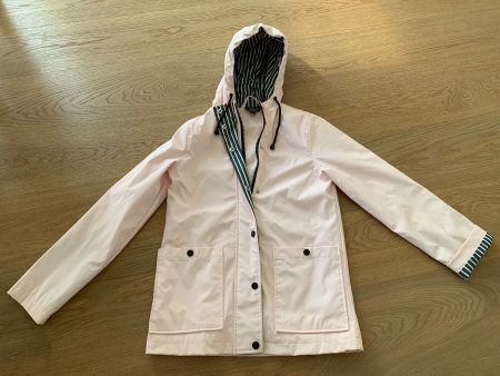 Übergangsjacke / Regenjacke rosa von Topshop Gr. 32