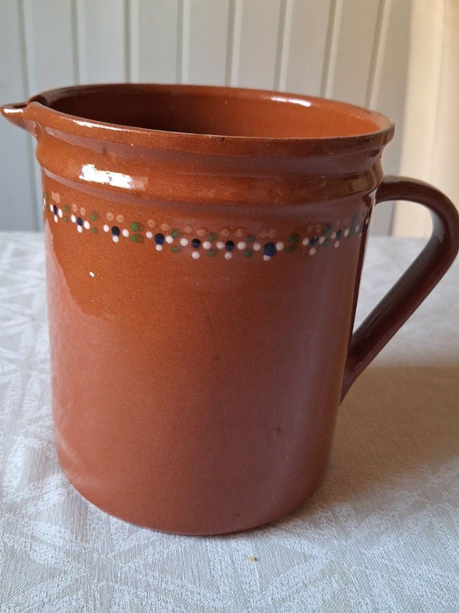 Teekannen: Vintage Tonkrug , Handarbeit – Gebraucht aus Dornach von majo8689 3