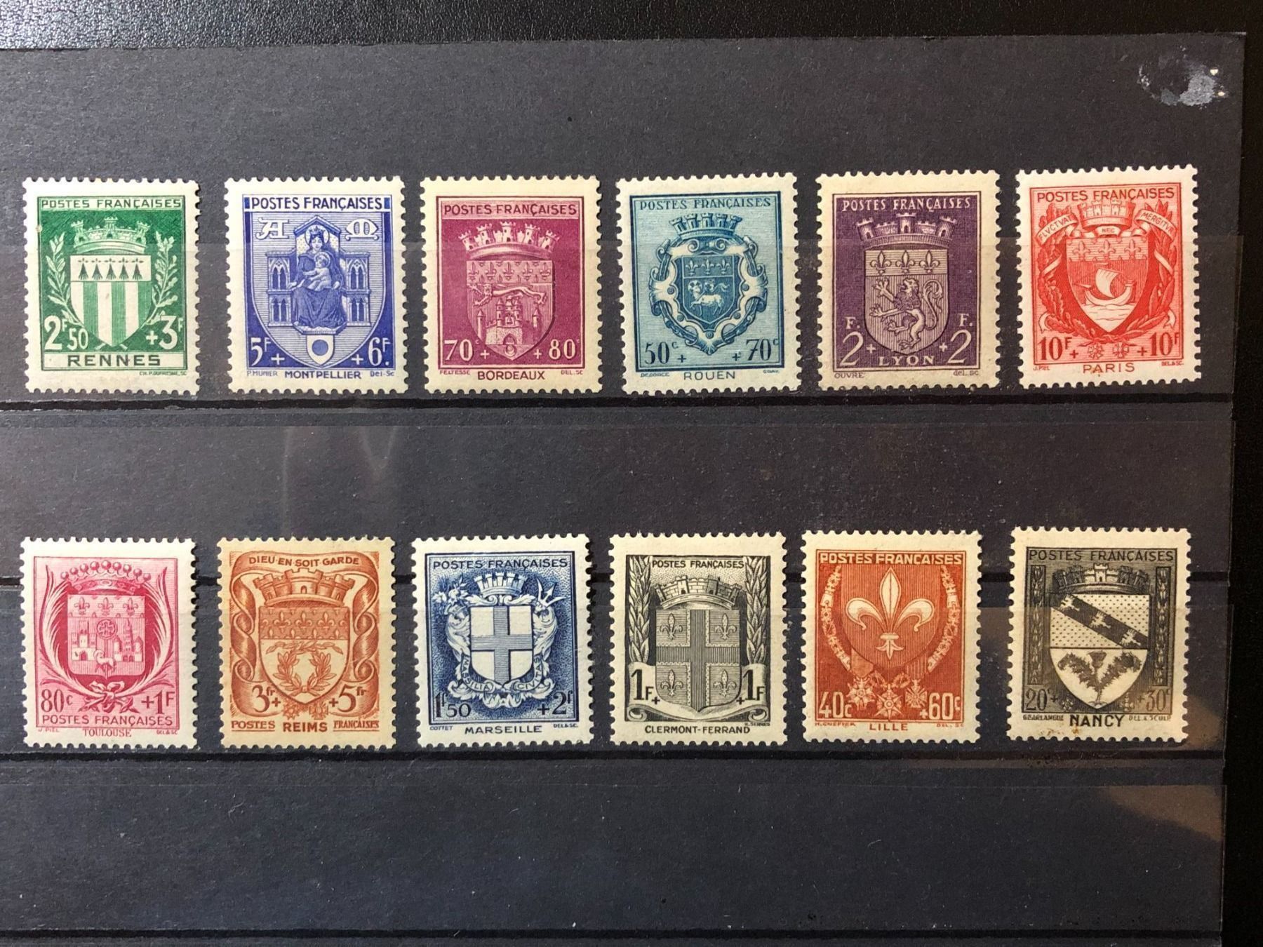 Alle Briefmarken: Armoiries Série 1941 Complète Neufs** – Neu und originalverpackt aus Lausanne von ffhoud
