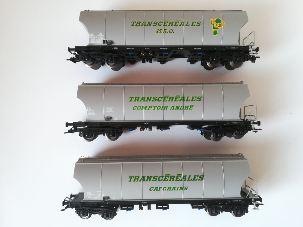 Wagon céréalier à faces planes TRANSCEREALES ERMEWA – époque V – Train