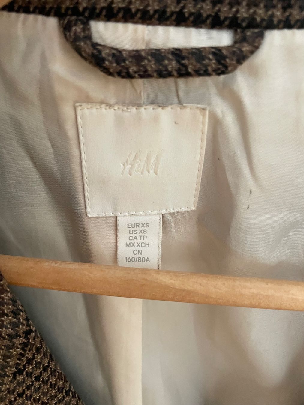 H&M Giacche: Veste marron pied de poule S – Usato da Vevey venduto da mar_nts2 1