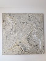 Grosses 140x140 Acryl auf Leinwand Bild