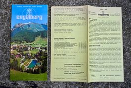 1964 / 65 Faltprospekt ENGELBERG & Beilageblatt