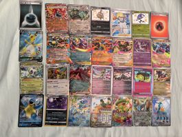 Pokémon Karten Sammlung mit Mega‑Glurak X EX & Top‑Hi