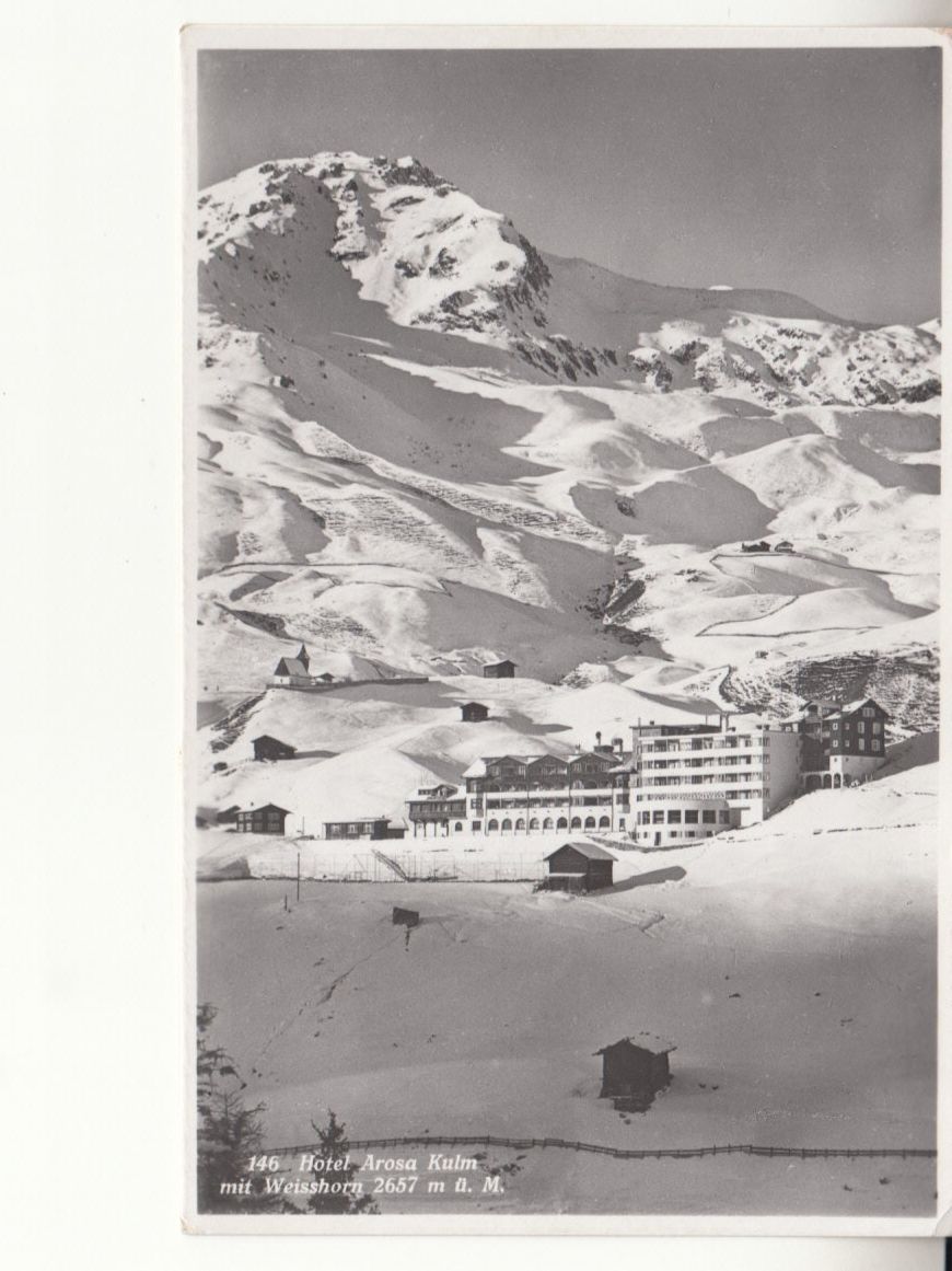 Ansichtskarten: Arosa Kulm 1938 – Gebraucht aus Bürglen TG von StampGraf