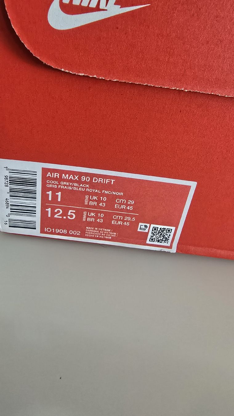 Nike Scarpe da uomo: Nike air 90 45 neuve – Nuovo e nell'imballaggio originale da Estavayer-Le-Lac venduto da zazadavidson 3