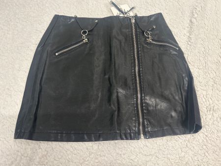 Mini-Rock in Leder-Optik, schwarz Grösse M Neu!