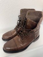 Stylish Brown Leather Winter Boots - Size 44Great!