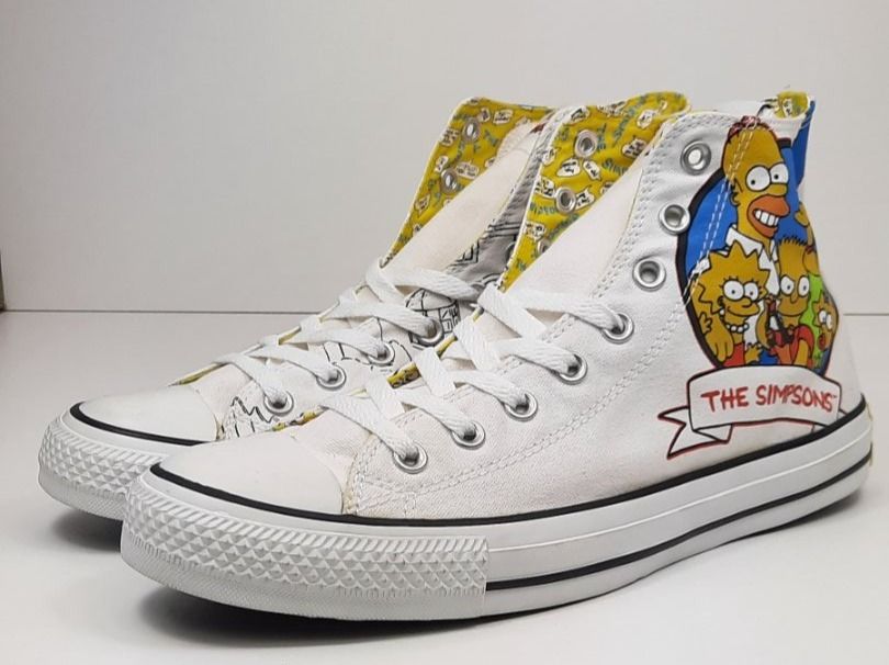 CONVERSE All Star Chuck Hi The Simpsons Cat n Dog Gr. 45 (Neu (gemäss ...