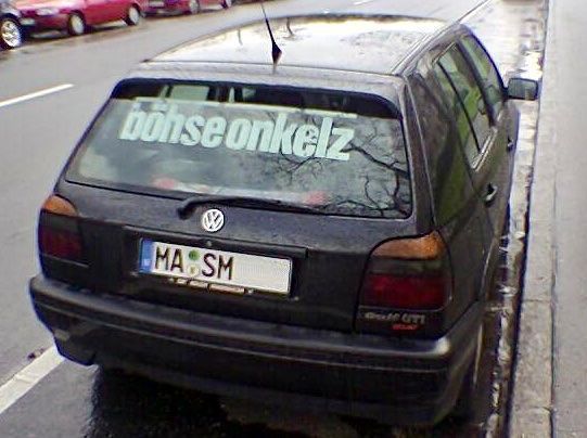 Bohse Onkelz Autoaufkleber