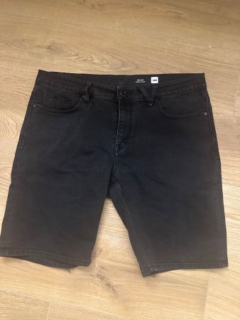Shorts en jean noir Volcom