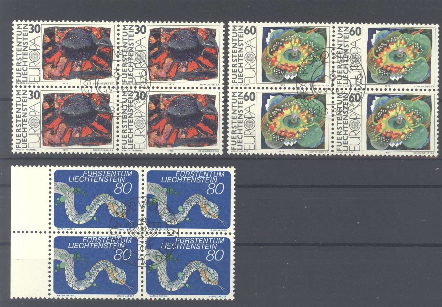 Tutti i francobolli: Kleines Lot mit 11 Viererblöcken – Usato da Willisau venduto da Vollstempel 3