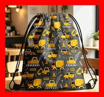 Rucksack Baustelle Bagger Kran Kinderrucksack Kindergarten