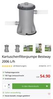 Filterpumpe Pool Bestway 2006 L/h für kristallklares Wasser