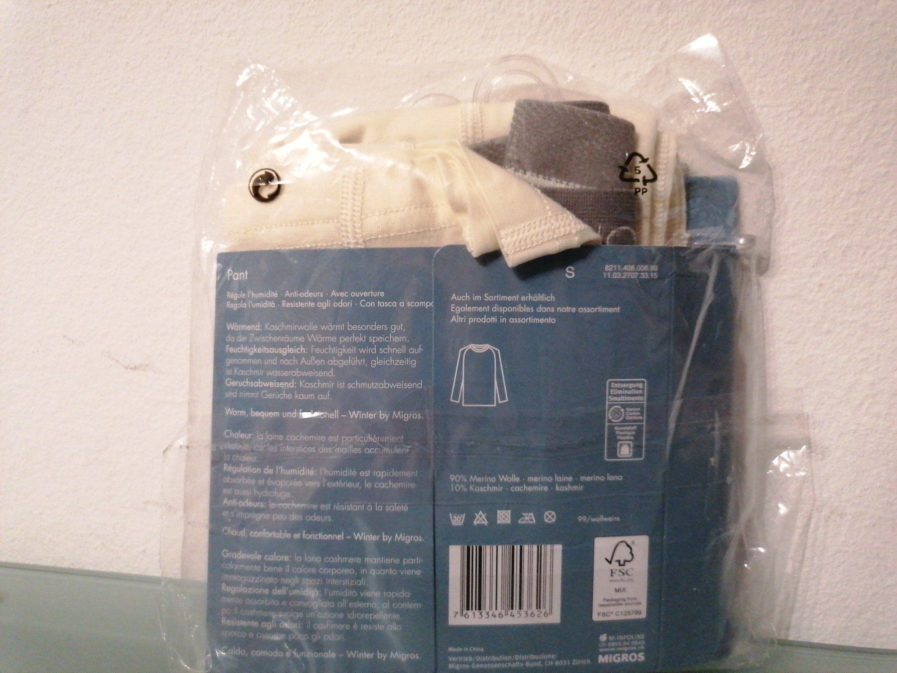 Biancheria intima: John Adams Thermohose Pants extra warm S – Nuovo e nell'imballaggio originale da Bäch SZ venduto da Swissy46 3