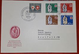 Pro Patria FDC 1957 
