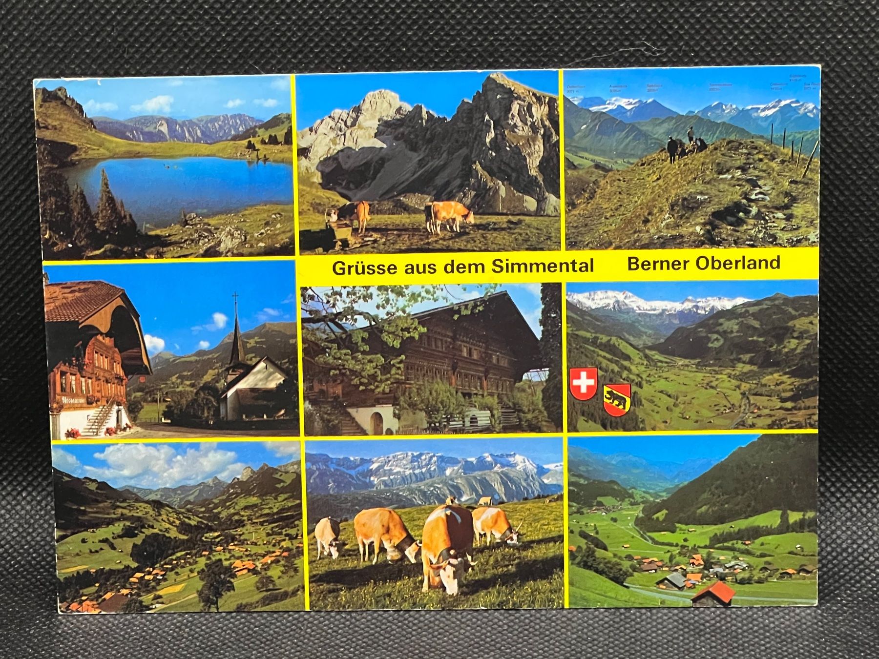 Cartoline postali: Grüsse aus dem Simmental / Berner Oberland – Usato da Widnau venduto da Brusi9