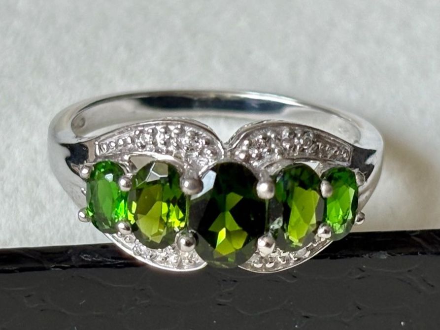Ringe: Chromdiopsid Schmuckring, Silber 925, Gr. 63 – Neu (gemäss Beschreibung) aus Brugg AG von lau_9rvy 1
