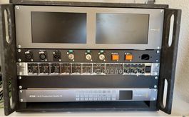 Kompaktes Blackmagic ATEM 1 4K Studiorack für Videoprod.