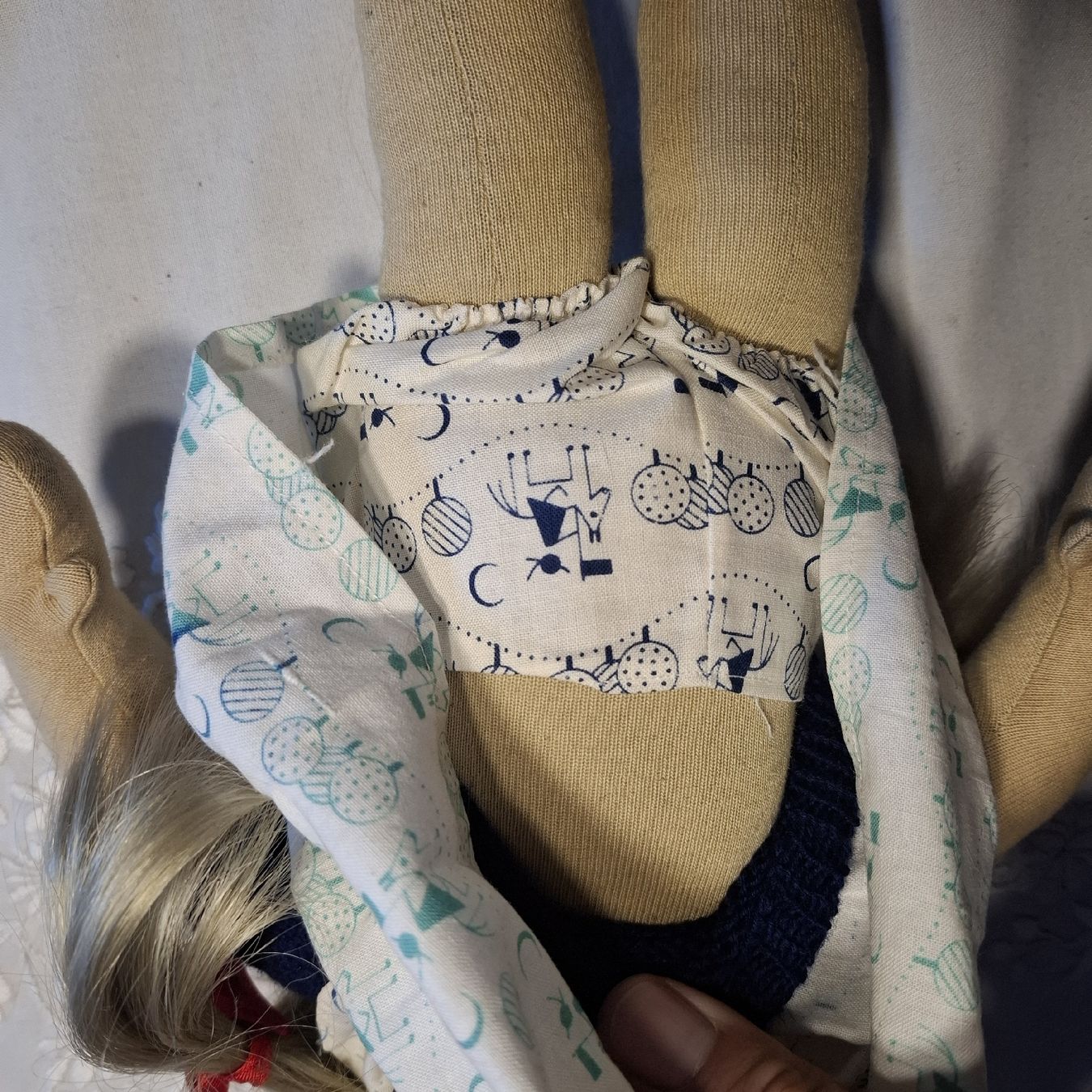 Puppen: Alte Puppe Komplett überzogen mit Stoff – Gebraucht aus Nürensdorf von DANG3REUX 6