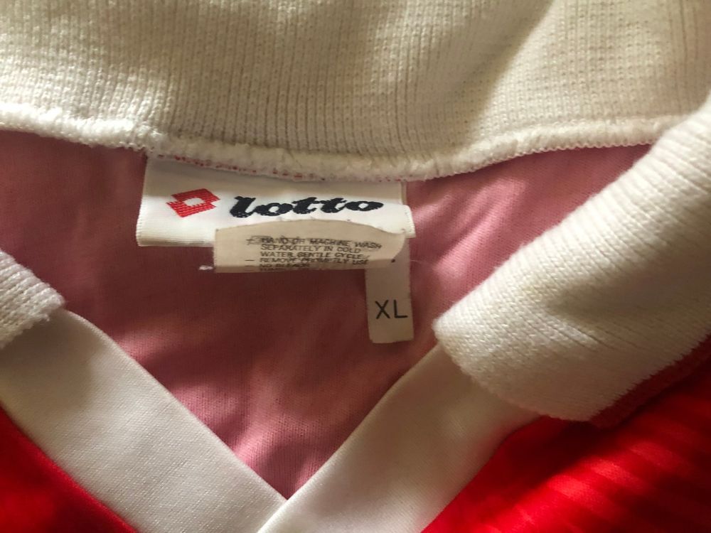 Maillot De Gardien De But Lotto Vintage Taille L - Modèles 1992-1996 - Numéro 1 - Occasion Très Bon état