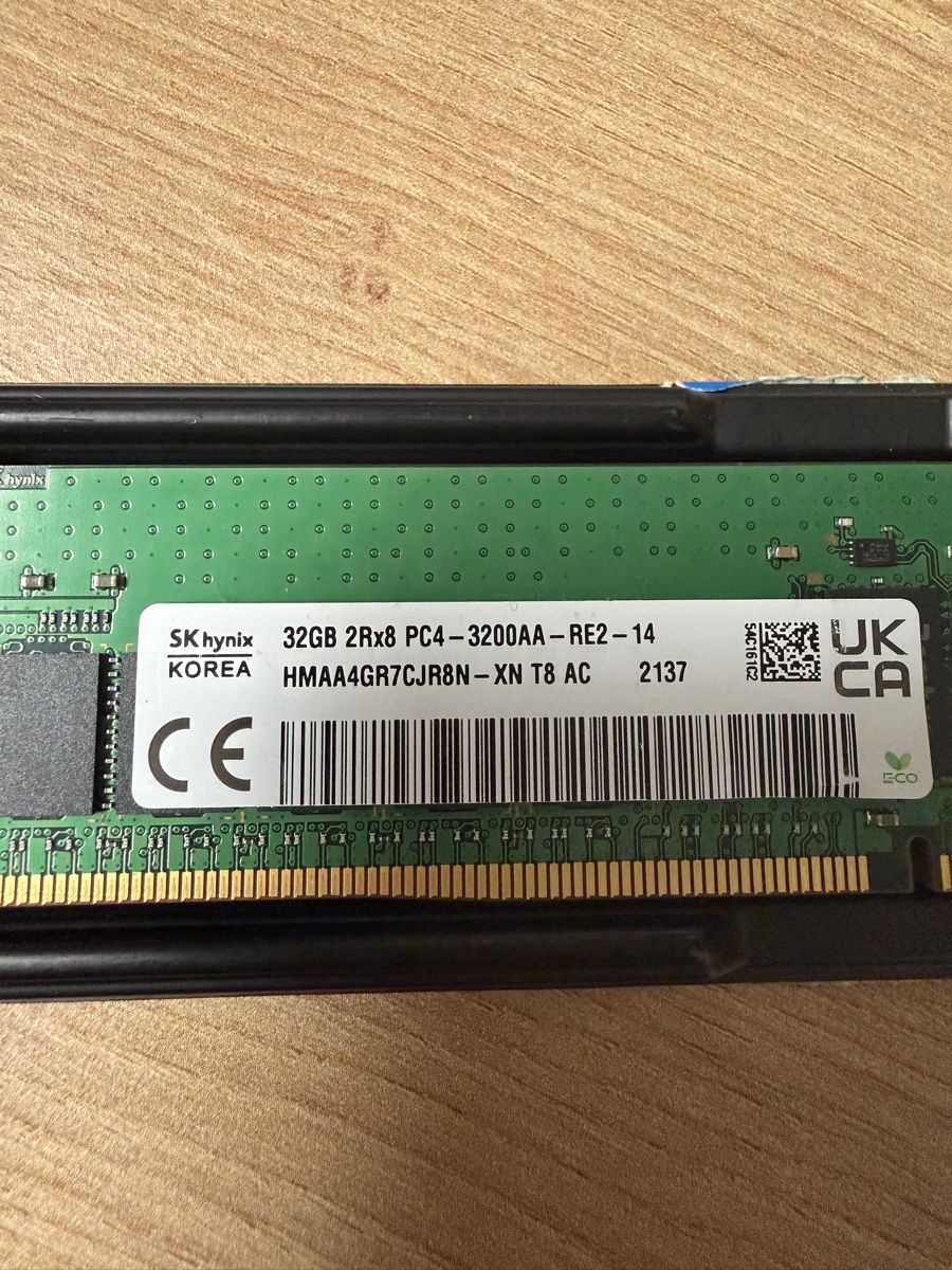 Memoria / RAM: 32GB DDR4 3200 ECC 2Rx8 – Usato da Gams venduto da Esxi 1
