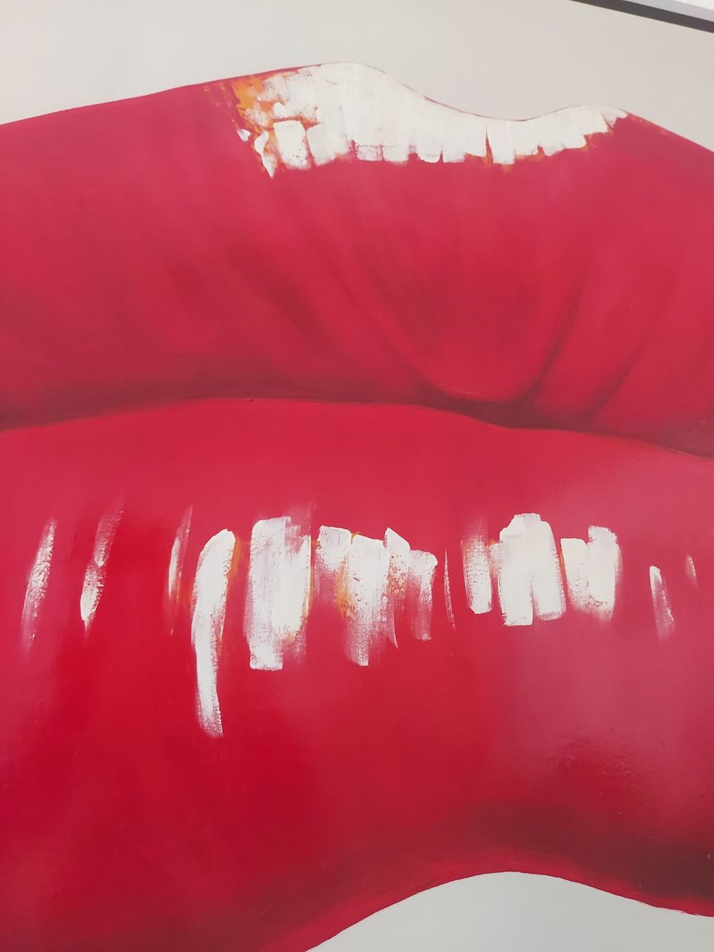 Gemälde: Pop Art - Red Lips - Large Painting – Gebraucht aus Jongny von lie_v6hs 3