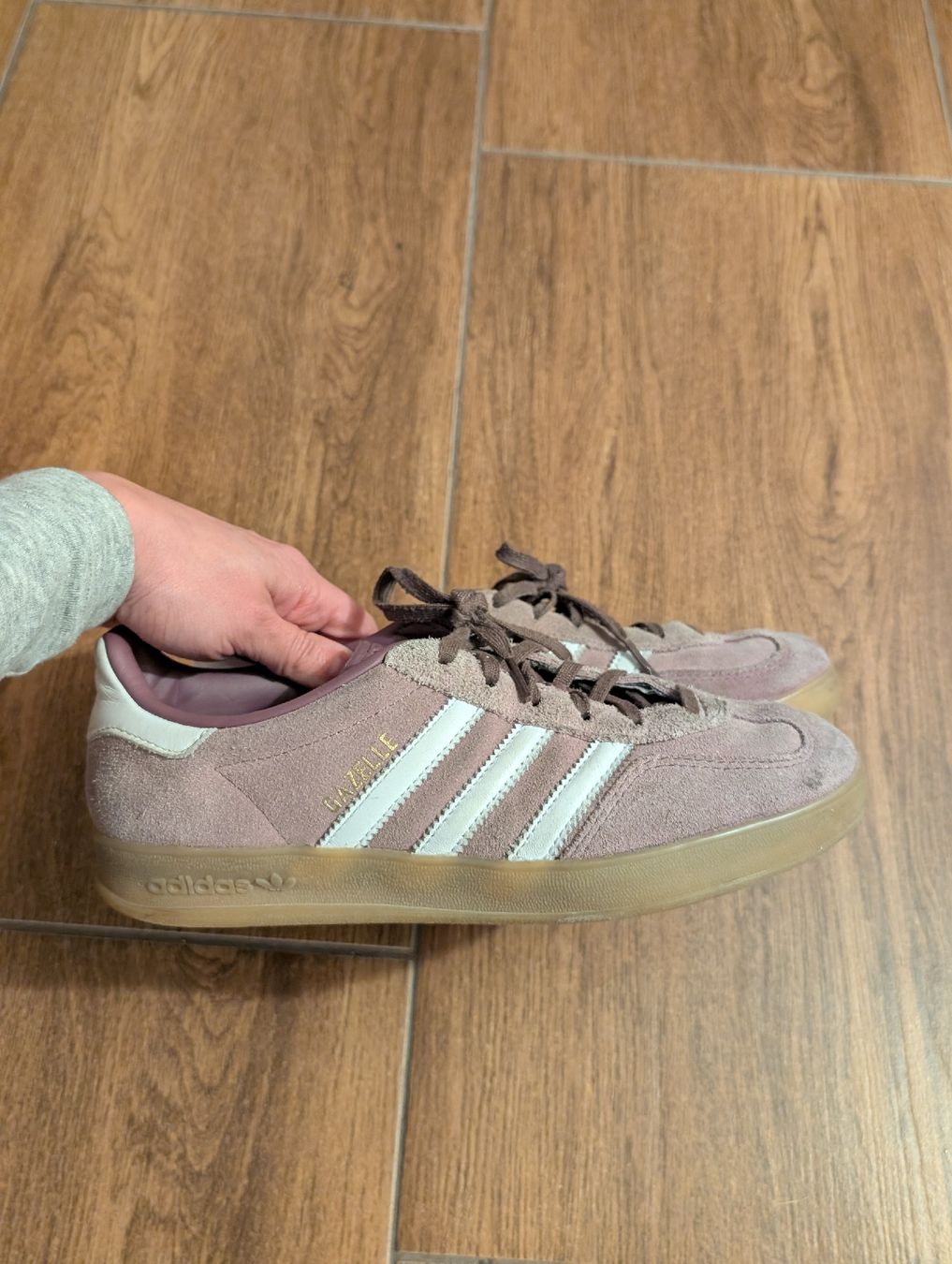 Herrenschuhe: Purple adidas gazelle. – Gebraucht aus Zürich von mur_v9pp
