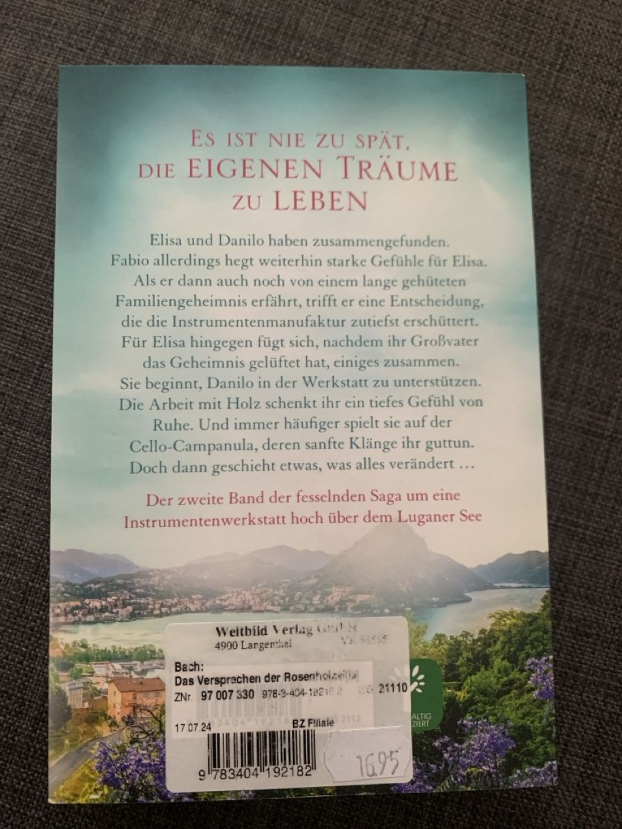 Bücher: Das Versprechen der Rosenholz Villa - Tabea Bach – Gebraucht aus Worb von vivia_ne 1