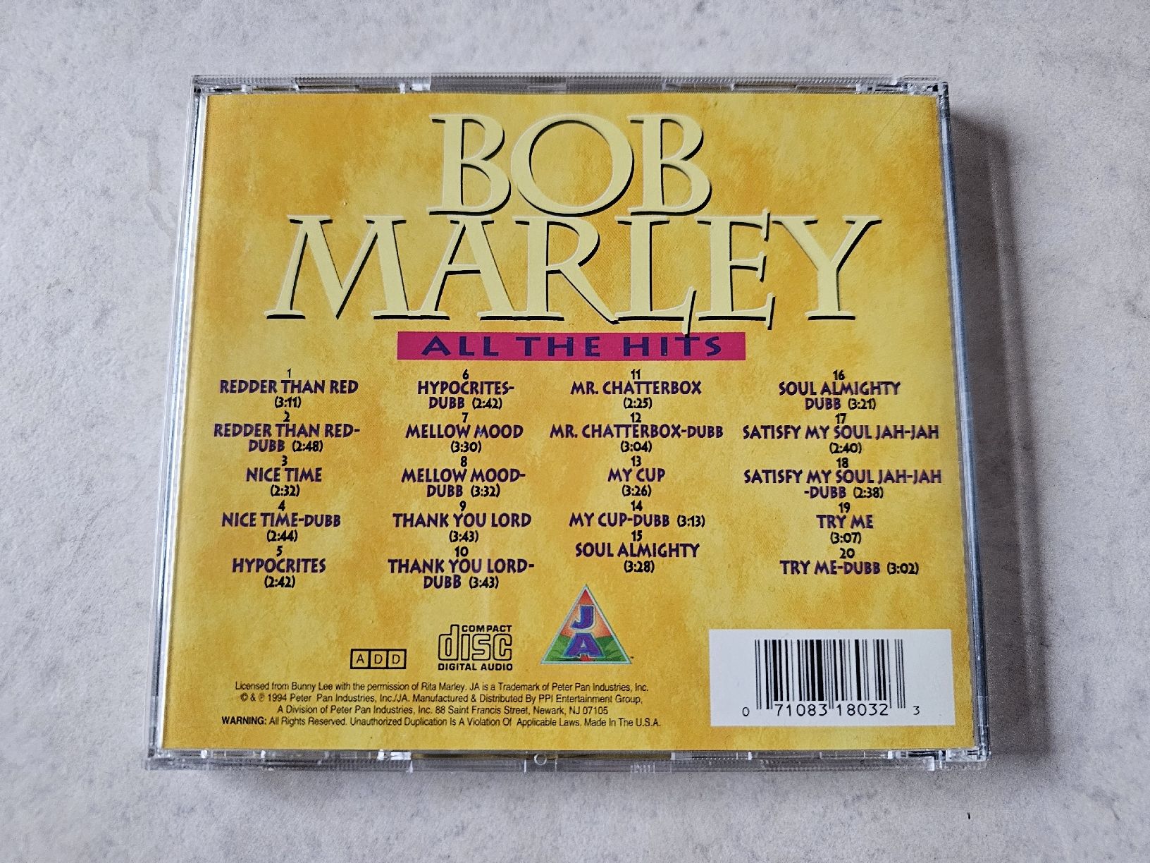 CD: Bob Marley  -  All The Hits – Usato da Schneisingen venduto da backstore24 1