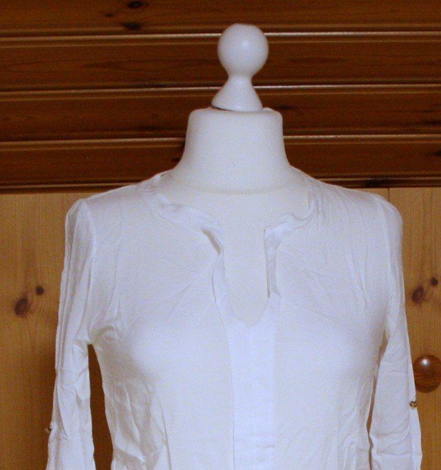 Blusen: Bluse weiss MY BASIC weiss Gr. M – Gebraucht aus Flüelen von Diversicum-Vintage 1